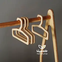 رگال لباس کودک شاپرک + چوب لباسی هدیه - خانه میشا