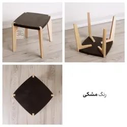 صندلی کودک چوبی رنگین‌کمان - خانه میشا