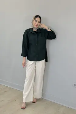 شومیز لینن تابستانه