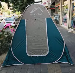 چادر مسافرتی 8 نفره آسان باز شو بدون عصا با ارتفاع بلند سفارشی