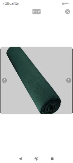 تور شید سایبان 80 درصد (ابعاد 12 در 10) دور دوزی شده و حلقه دار