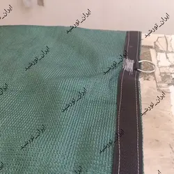 شید سایبان گلخانه 80 درصد (ابعاد 8 در 8 ) دور دوزی شده و حلقه دار