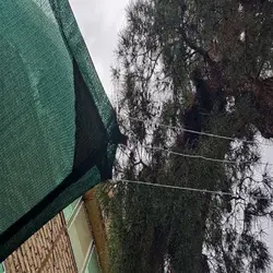 شید سایبان 80درصد 3در1 دور دوزی شده همراه با حلقه نصب