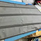 میز مسافرتی تاشو با اسکلت بندی ضربدری و رویه برزنتی تقویت شده با فلز کد2