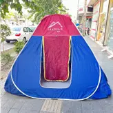 چادر مسافرتی 12 نفره مدل فنری تاشو کف ضخیم سفری ماشین صندلی موتور خودرو کد48