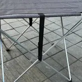 میز تاشو مسافرتی با اسکلت ضربدری و رویه برزنتی تقویت شده  کم جا و سبک کد6