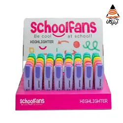 SCHOOL FANS - هایلایتر فلت پاستلی کلاسیک 0.5 میل - آرنیکان