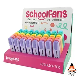 SCHOOL FANS - هایلایتر فلت پاستلی کلاسیک 0.5 میل - آرنیکان