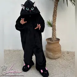 پتو سرهمی گربه اشرافی(مشكی)
