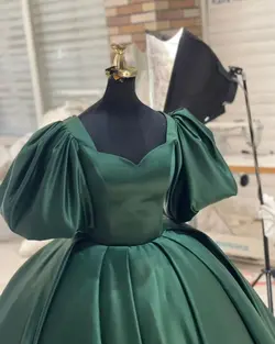 لباس عروس ساتن خام