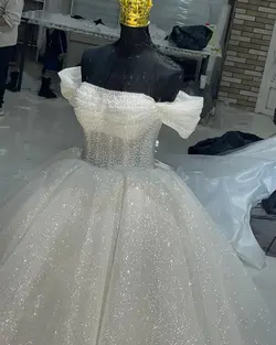 لباس عروس شاین سه کلوش کد ۳۵۹