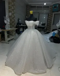 لباس عروس شاین سه کلوش کد ۳۵۹
