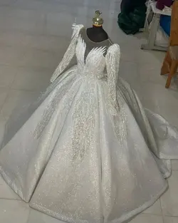 لباس عروس سه کلوش شاین ترک