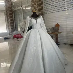 لباس عروس سه کلوش تاپلکسی
