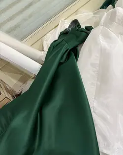 لباس عروس ساتن خام کد ۳۸۸