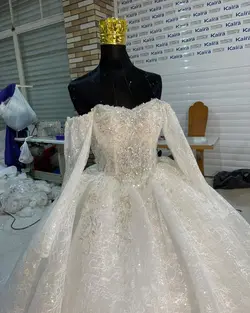 لباس عروس دانتل فرانسه کد ۳۲۶