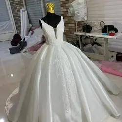 لباس عروس انجولیکا تزئینات دانتل ترک