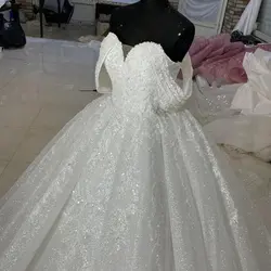 لباس عروس سه کلوش شاین ژاپنی افشولدر با تزئینات دانتل