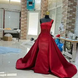 لباس عروس ساتن کد ۳۸۵