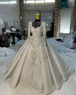 لباس عروس شاین با پنل سنگین ۳۰۱