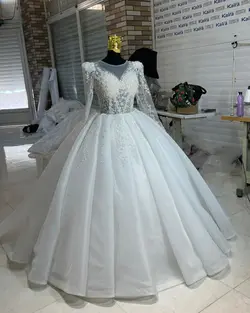 لباس حریر سه کلوش با دانتل شکوفه