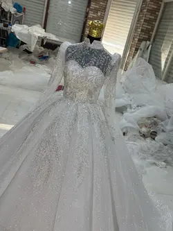 لباس عروس شاین دانتل کد ۴۳۸