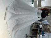 اباس عروس دانتل فرانسه سه کلوش کد ۴۴۲
