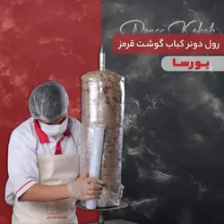رول دونرکباب گوشت بورسا - کباب ترکی پانی