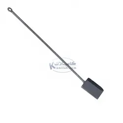 کفگیر زغال گیر فلزی دست ساز 60 سانتی، مناسب منقل باربیکیو