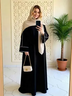 عبا مغزی دوزی زنانه مدل آتوسا_شیکانکده