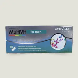 خرید و قیمت مولتی ویتامین مردانه اکتیولب ACTIVLAB MULTIVIT | 60 CAPS