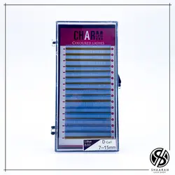 پالت مژه اکستنشن رنگی چارم D0.07 مدل S.Blue