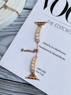 بند اپل واچ Luxury Pearl Chain (کدw5068)