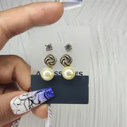 گوشواره سه جفتی برند اکسسوری - فروشگاه اینترنتی بووی بووی تومان&nbsp;۱۲۷,۲۳۴