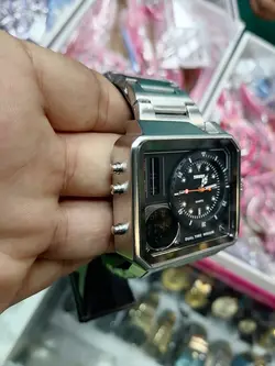 ساعت مچی مردانه دبل تایم برند اسکمی SKMEI آلارم تقویم وکرنومتر (موجود در 2رنگ طلایی و نقره ای) - فروشگاه اینترنتی بووی بووی تومان&nbsp;۴,۷۲۵,۰۰۰