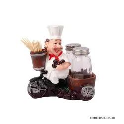 جای خلال و نمک پاش طرح سرآشپز