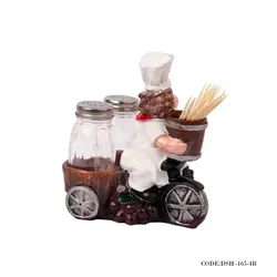 جای خلال و نمک پاش طرح سرآشپز