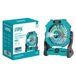 پنکه شارژی چراغ اضطراری وینینگ استار مدل ST-4069