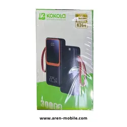 پاوربانک KOKOLA مدلK304 ظرفیت 30000 میلی‌آمپر ساعت