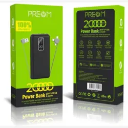 پاوربانک مدل ZHY-P13s.2024 ظرفیت 20000 میلی آمپر ساعت