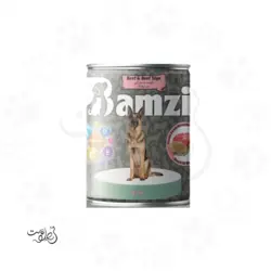 کنسرو سگ بامزی پته گوشت و سیرابی ۳۸۰ گرم Bamzi - پت شاپ هلوپت