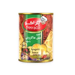 کنسرو سس ماکارونی با سویا 400 گرم - پتراکو