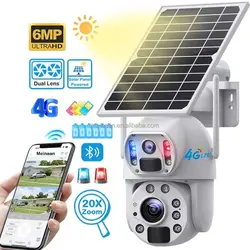 دوربین اسپید دام سولار سیم کارتی 4G-LTE UBOX بدون محدودیت در اپراتور با سرعت بالا 20x زوم اپتیکال (سفید)سفارش اروپا