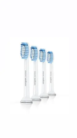 سری یدک مسواک برقی فیلیپس 4 عددی سفید مدل  Philips Sonicare S Senstive