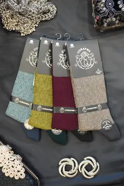 خرید جوراب مردانه ساق‌دار نخ پنبه مدل 170 از برند CORAPME – کیفیت بالا و طراحی کلاسیک