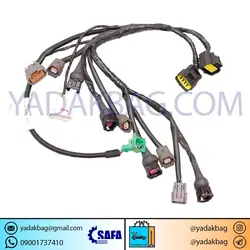 دسته سیم سوخت پاش پراید 8 سوزن M13GS67080 دناکو