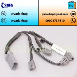 دسته سیم سوخت پاش 206 سوکت بیضی طوسی 9661675380 دناکو