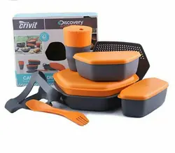 ست ظروف کمپینگ کریویت CRIVIT مجموعه 7 عددی