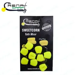 ذرت پاپ آپ طعم دار فسفری رنات کارپ بسته ۲۰ عددی Renat Carp Sweetcorn Carp Bait