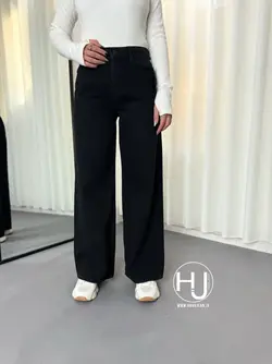 شلوار جین زنانه بگ مشکی کد BG104